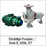 Einstufige Pumpen