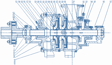 Pumpenzeichnung, 140MTR50